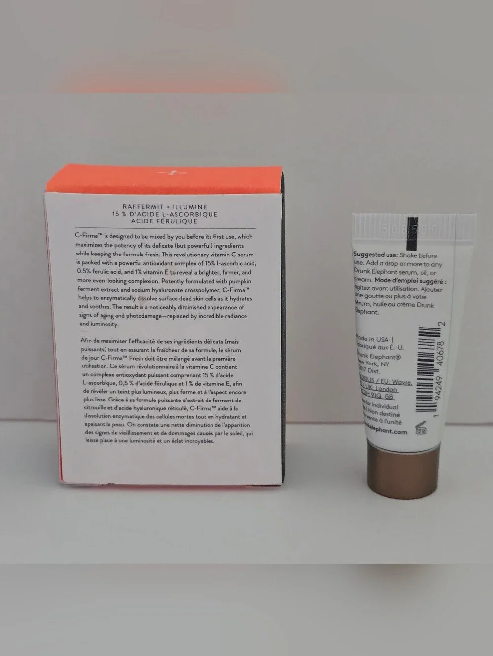 Drunk Elephant 13 Piece Travel Lot: Cleanser, Serum, D-Bronzi, Cream, Bag NEW - Picture 7 of 16